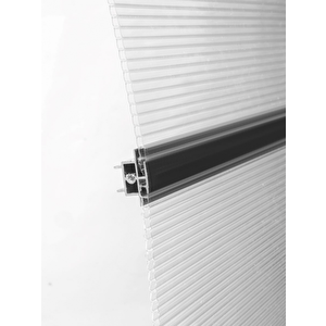 Lupin Kapı Pencere Üstü Pratik Sundurma 105x120 - Siyah