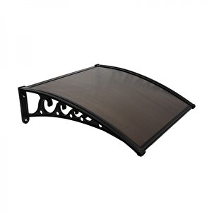 Pratik Sundurma Kapı Pencere Üstü 100x120 Cm Siyah