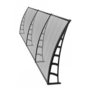 Cosmos Kapı Pencere Üstü Pratik Sundurma 105x360 - Şeffaf