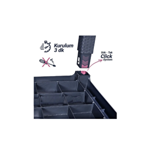 Rattan Masa 70x120 Sabit Masa - Bahçe Balkon Teras Masası 1. Kalite Orta Boy Antrasit Renk