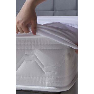 Tek Kişilik Fitted Alez Su Geçirmez Sıvı Korumalı Havlu Yüzeyli Fitted Alez Tek Kişilik 100x200  Su Geçirmez Sıvı Korumalı Havlu Yüzeyli Fitted Alez Tek Kişilik 100x200