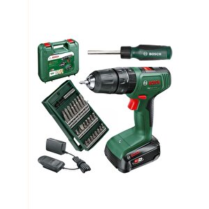 Easyımpact 18v-40 Akülü Vidalama (tek) Batarya 2 Ah ,25 Parça Vidalama Seti Ve Tornavida