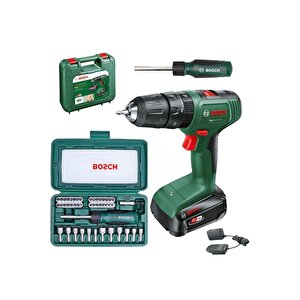 Easyımpact 18v-40 Akülü Vidalama (tek) Akü,46 Parça Cırcır Tornavida Vidalama Ucu Ve Tornavida