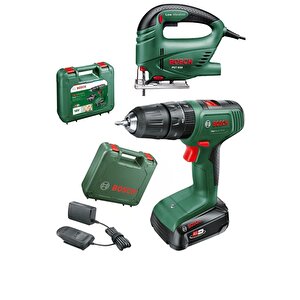 Easyımpact 18v-40 Akülü Vidalama (tek) Batarya 2 Ah Ve Pst 650 Dekupaj Testere İkili Set