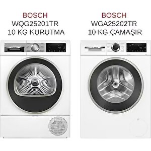 Wqg25201tr - Wga25202tr 10 Kg Kurutma Ve 10 Kg Çamaşır Makinesi 2'li Set