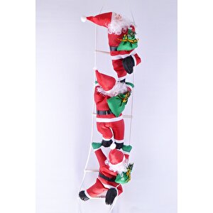 Yılbaşı Merdivenli 3lü Noel Baba
