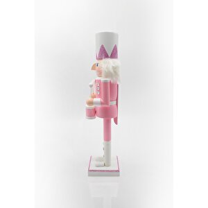 Premium Collection 38 Cm Pink Series Dekoratif Kurşun Asker Yılbaşı Süs