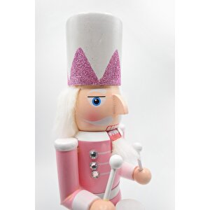 Premium Collection 38 Cm Pink Series Dekoratif Kurşun Asker Yılbaşı Süs