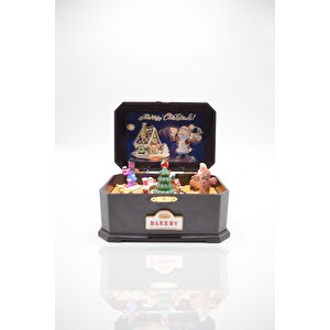 Premium Collection Dekoratif Müzik Kutusu Yılbaşı Temalı