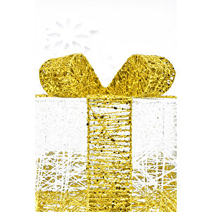 Waldern Yılbaşı Çam Ağacı Hediye Paketi 3lü Set Küçük-orta-büyük Dekoratif Süs