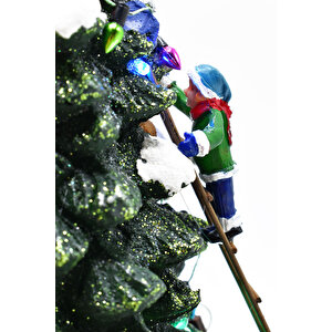 Waldern Premium Collection Vinç Yılbaşı Ağacı Noel Baba Dekoratif Yılbaşı Süsü