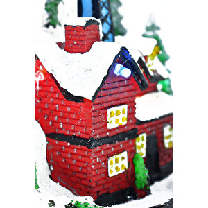 Premium Collection Dekoratif Işıklı Müzikli Kar Küresi City