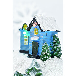 Premium Collection Dekoratif Işıklı Müzikli Kar Küresi City