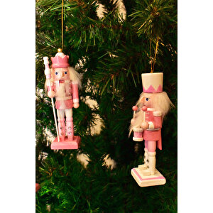 Waldern Premium Collection 4'lü 13,5 Cm Kurşun Asker Seti Dekoratif Yılbaşı Süsü