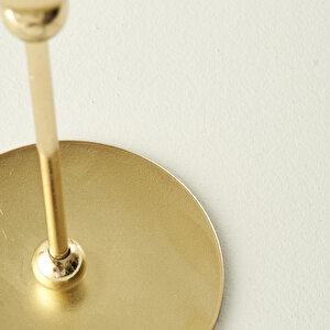 Rosel Şamdan Gold (8x8x15 Cm) Gold