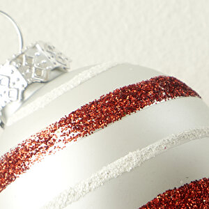 Christmas Mini Ball Yılbaşı Süsü Kırmızı (19x15x4 Cm) Kırmızı