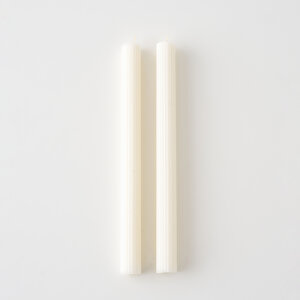 Noir Şamdan Mum 2'li Ekru (25x2 Cm) Ekru