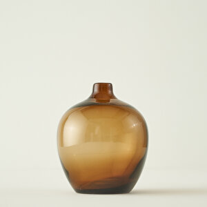 Zenda Vazo Kahverengi (17x17x20 Cm) Kahverengi