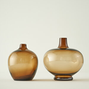 Zenda Vazo Kahverengi (17x17x20 Cm) Kahverengi