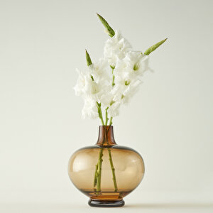 Zenda Vazo Kahverengi (23x23x23 Cm) Kahverengi