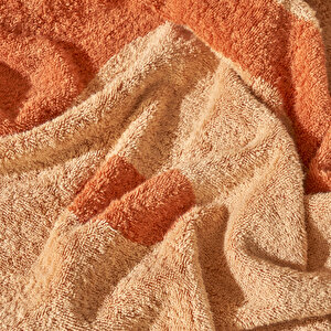 %100 Pamuk Ciao Plaj Havlusu Kiremit (90x150 Cm) Kiremit Kiremit