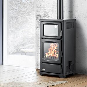 Ds-16 Katı Yakıt Sobası | Fırınlı Şömineli Odun Sobası