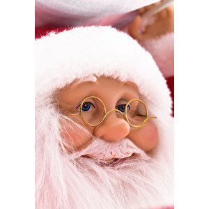 Waldern Premium Collection Müzikli Noel Babalı Hediye Kutusu Yılbaşı Dekoratif Süs