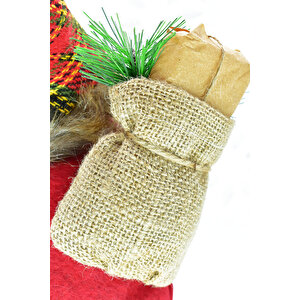 Waldern Premium Luxury Noel Baba Santa 30 Cm Yılbaşı Dekoratif Süs