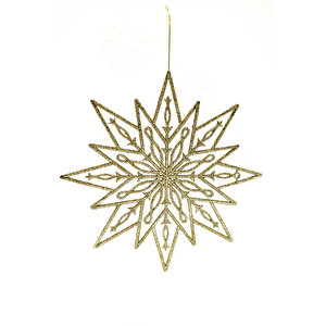 Premium 2li Simli Yıldız Xxl 24 Cm Yılbaşı Süsü