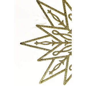 Premium 2li Simli Yıldız Xxl 24 Cm Yılbaşı Süsü