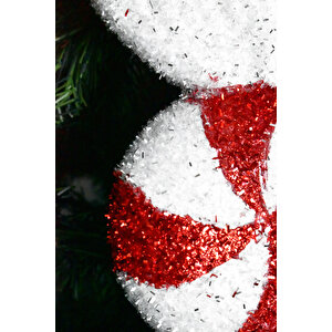 Premium Collection Parlak Şeker Süs 27x15 Cm Yılbaşı Süsü