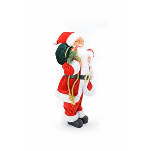 Luxury Noel Baba Santa Claus Yılbaşı Süsü 40cm