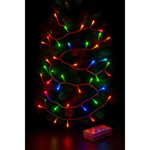 100lük Rgb Pi̇lli̇ Led Işik