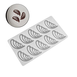 Silikon Kanat Şeklinde Çikolata Ve Şeker Kalıbı 10 Lu