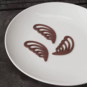 Silikon Kanat Şeklinde Çikolata Ve Şeker Kalıbı 10 Lu