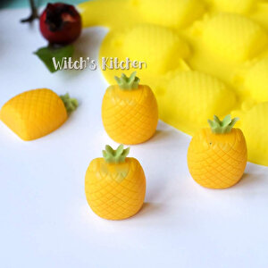 Silikon Çoklu Ananas Çikolata Ve Jelibon Kalıbı 12 Li