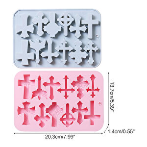 Silikon Hac Şekilleri Çikolata Ve Jelibon Kalıbı 12 Li