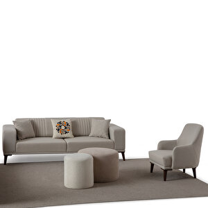 Regnar Keten Berjer Krem Tekli Koltuk Krem