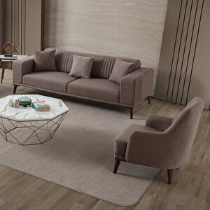 Regnar 3+1 Koltuk Takımı Kahverengi Kahverengi