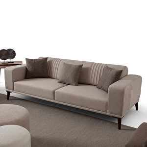 Regnar 3+1 Koltuk Takımı Sütlü Kahve - Kahverengi Sütlü Kahverengi