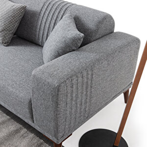 Edsy Home Regnar 3'lü Koltuk Gri