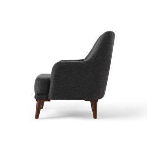 Edsy Home Regnar Keten Berjer Antrasit Tekli Koltuk