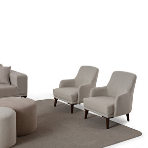 Edsy Home Regnar 3+1 Koltuk Takımı Krem