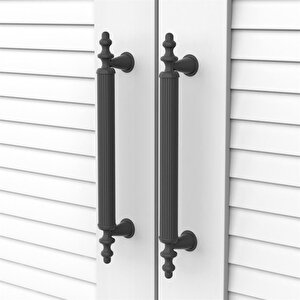 Beyaz Panjur 4 Kapaklı Gardırop Mnt420