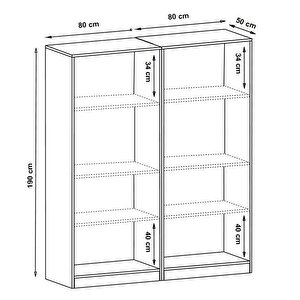 Beyaz Panjur 4 Kapaklı Gardırop Mnt420