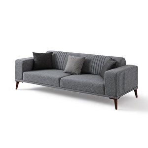 Edsy Home Regnar 3+3 Koltuk Takımı Gri