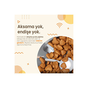 Qq003 Akıllı Kedi Köpek Otomatik Mama Kabı Beyaz Türki̇ye Garanti̇li̇