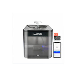 Wf004 Akıllı Kedi Su Sebili App Kontrol Siyah Türki̇ye Garanti̇li̇