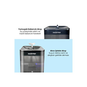 Wf004 Akıllı Kedi Su Sebili App Kontrol Siyah Türki̇ye Garanti̇li̇