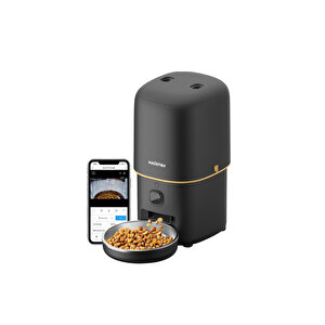 Pf05 Fhd Kameralı Görüş Akıllı Otomatik Kedi Mama Kabı Siyah Türki̇ye Garanti̇li̇